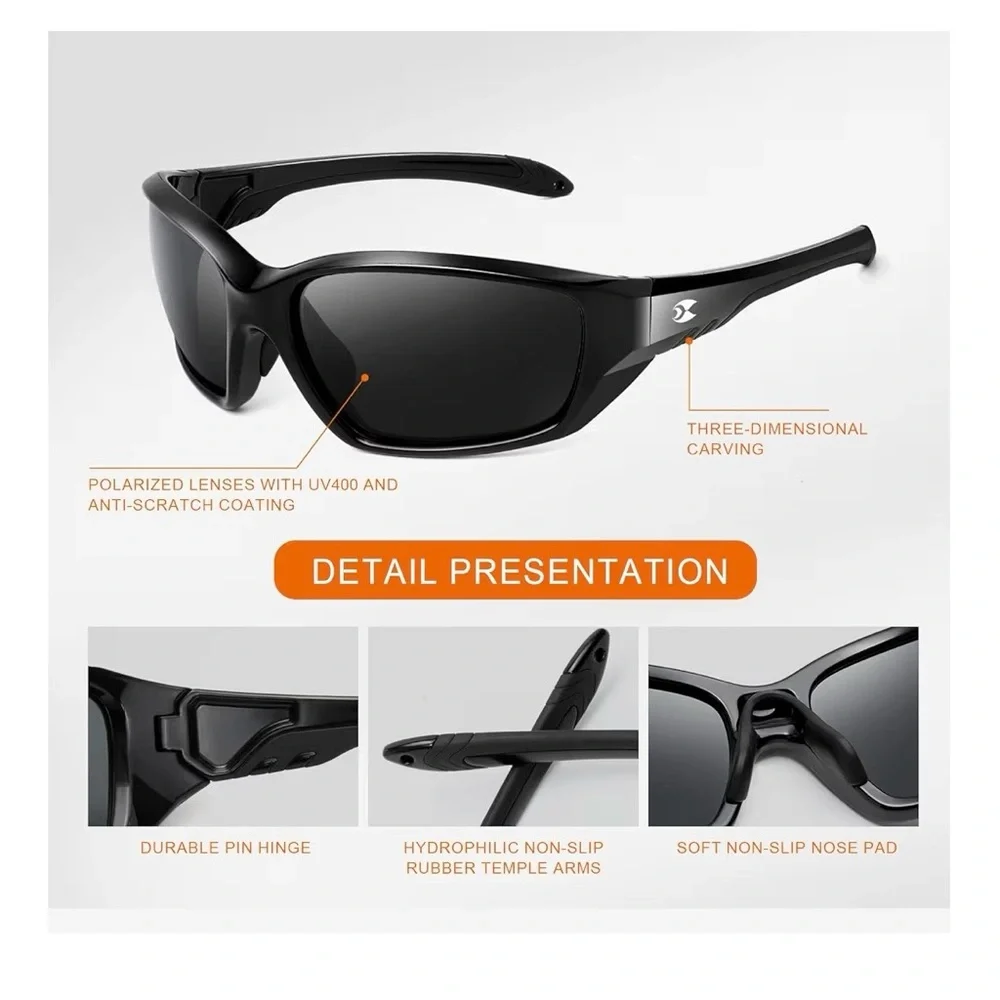Suoso Sports Polarized Unisex UV400 Protection Sunglasses